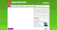 Desktop Screenshot of gangacorporation.com