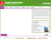 Tablet Screenshot of gangacorporation.com